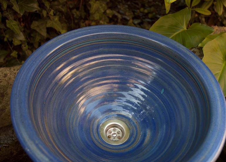 handgedrehtes Keramik-Waschbecken